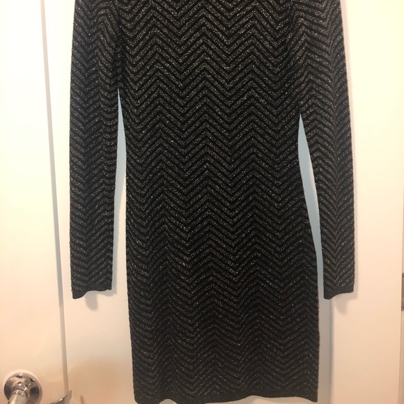 Express black long sleeve sweater dress - Picture 3 of 3